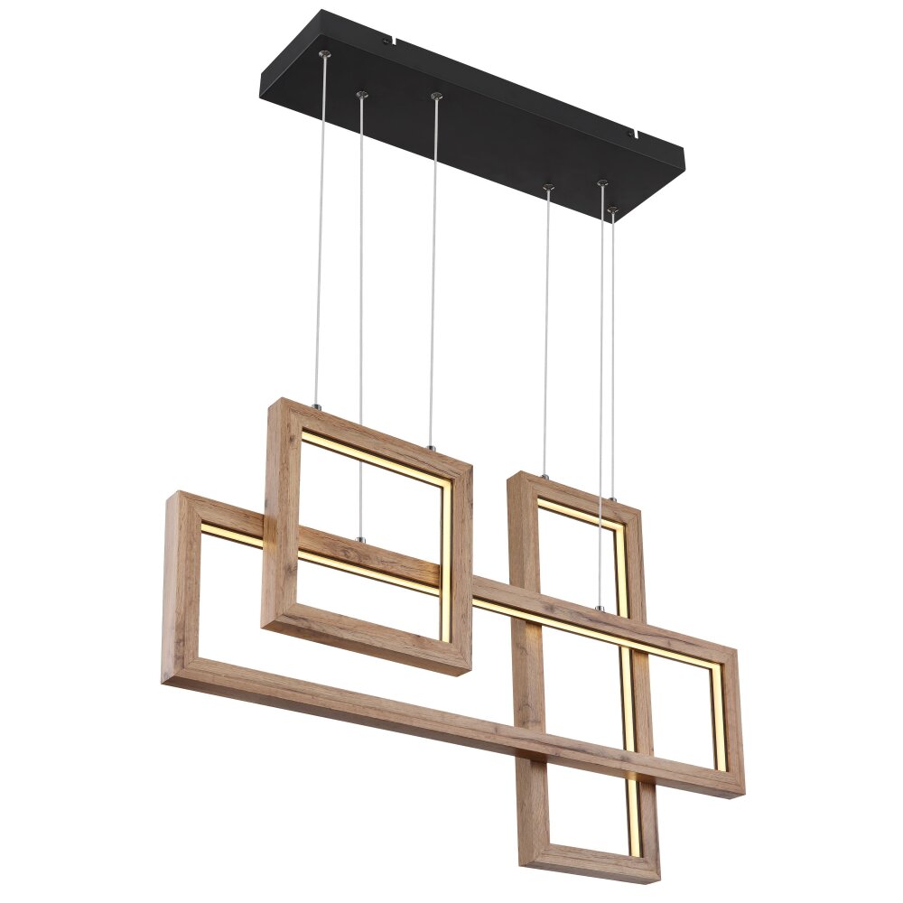 Globo MANDERA Lampadario a sospensione LED Nero, 1-Luce main product photo