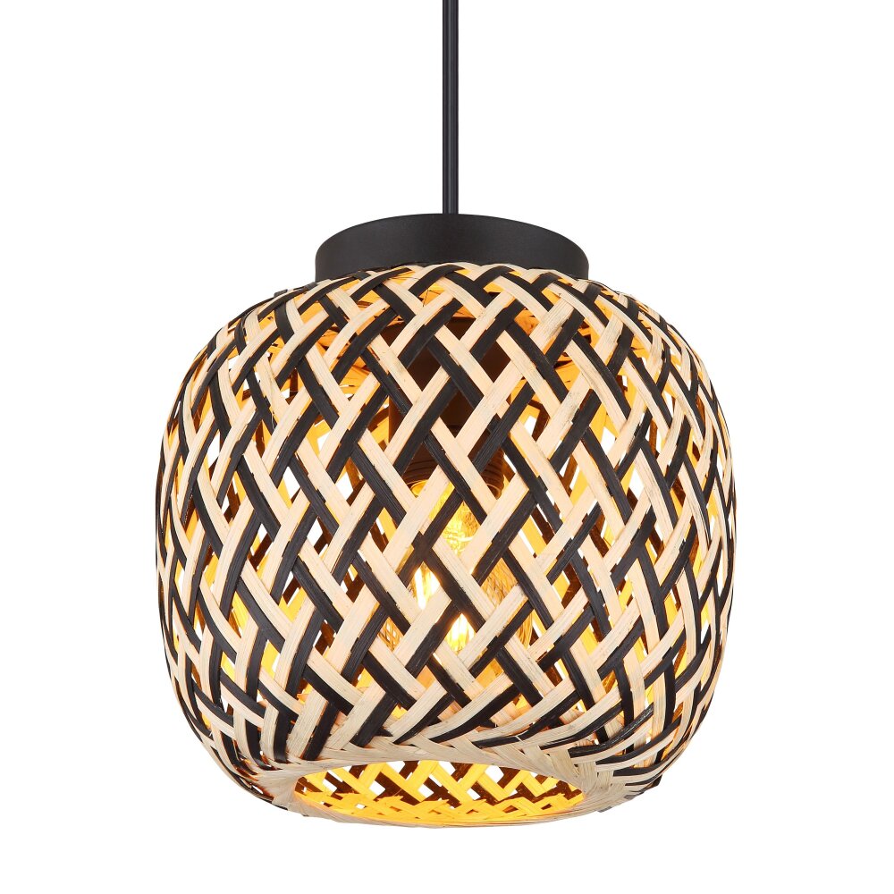 Globo COLLY Lampadario a sospensione Nero, 1-Luce