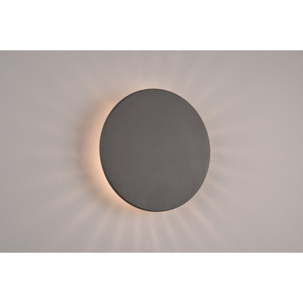 Trio Belly Applique da esterno LED Antracite, 1-Luce