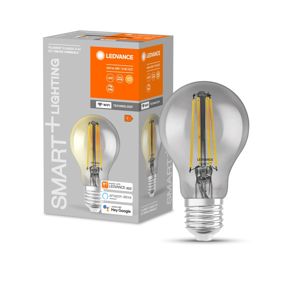 LEDVANCE Smart+ LED E27 6 Watt 2500 Kelvin 540 Lumen main product photo