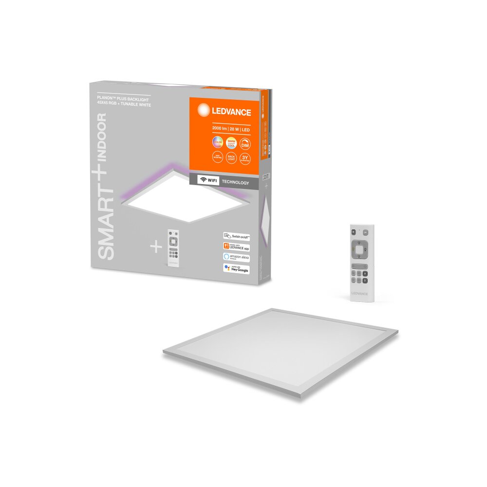 LEDVANCE PLANON Plafoniera Bianco, 1-Luce, Cambia colore main product photo