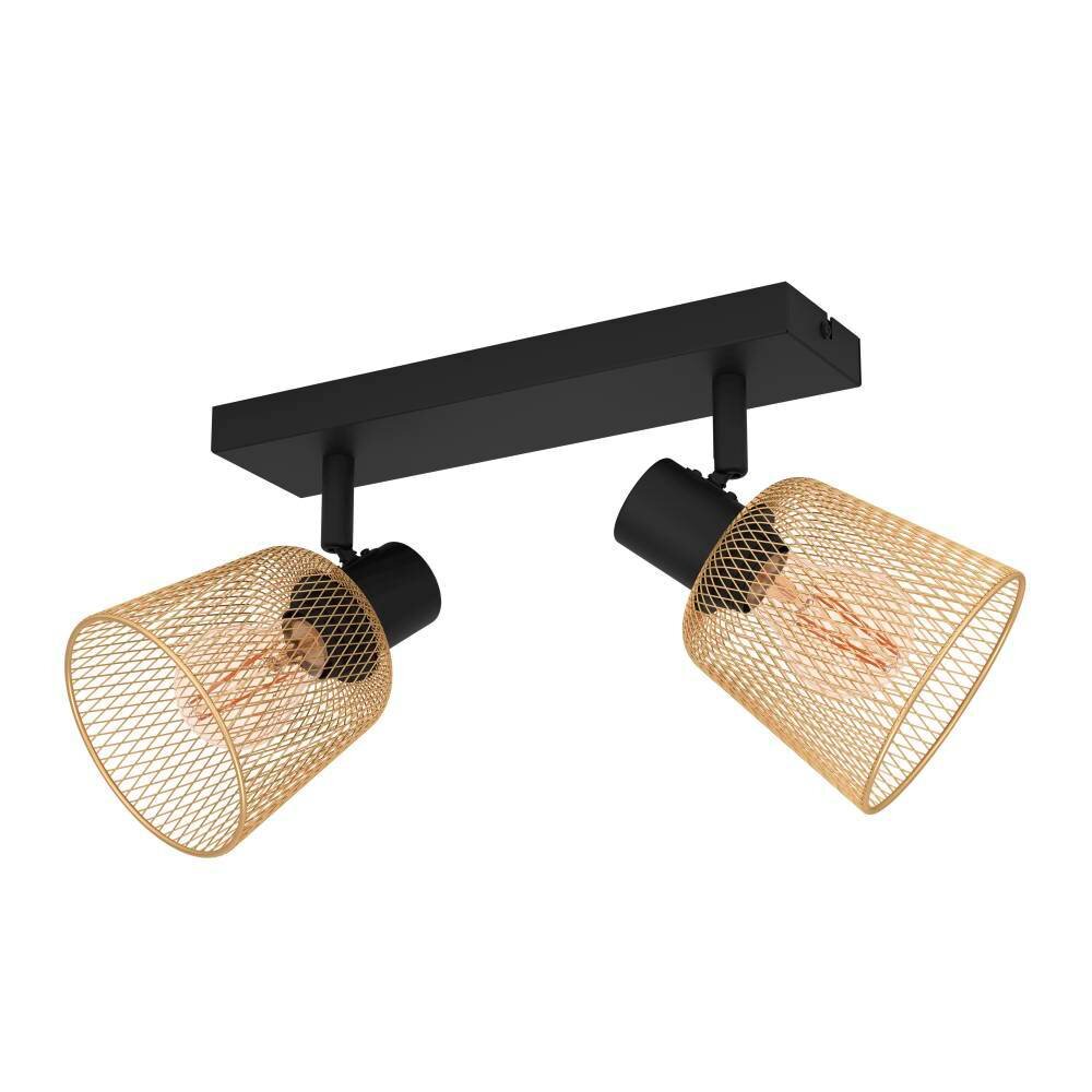 Eglo COSLADA Plafoniera Nero, 2-Luci main product photo