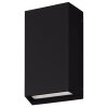 Eglo SPONGANO Applique da esterno LED Nero, 2-Luci