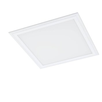 Eglo SALOBRENA-C Plafoniera LED Bianco, 1-Luce, Telecomando