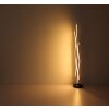 Globo GERONIMO Lampada da terra LED Aspetto del legno, Nero, 1-Luce
