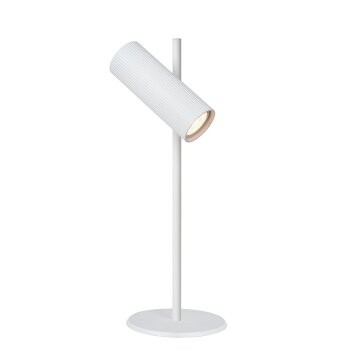 Lucide CLUBS Lampada da tavolo Bianco, 1-Luce