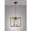 Fischer & Honsel Caydo Lampada a Sospensione Nero, 1-Luce