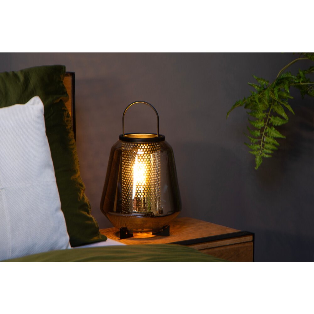 Lucide SISKA Lampada da tavolo Nero, 1-Luce main product photo