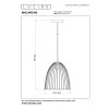 Lucide MACARONS Lampadario a sospensione Nero, 1-Luce