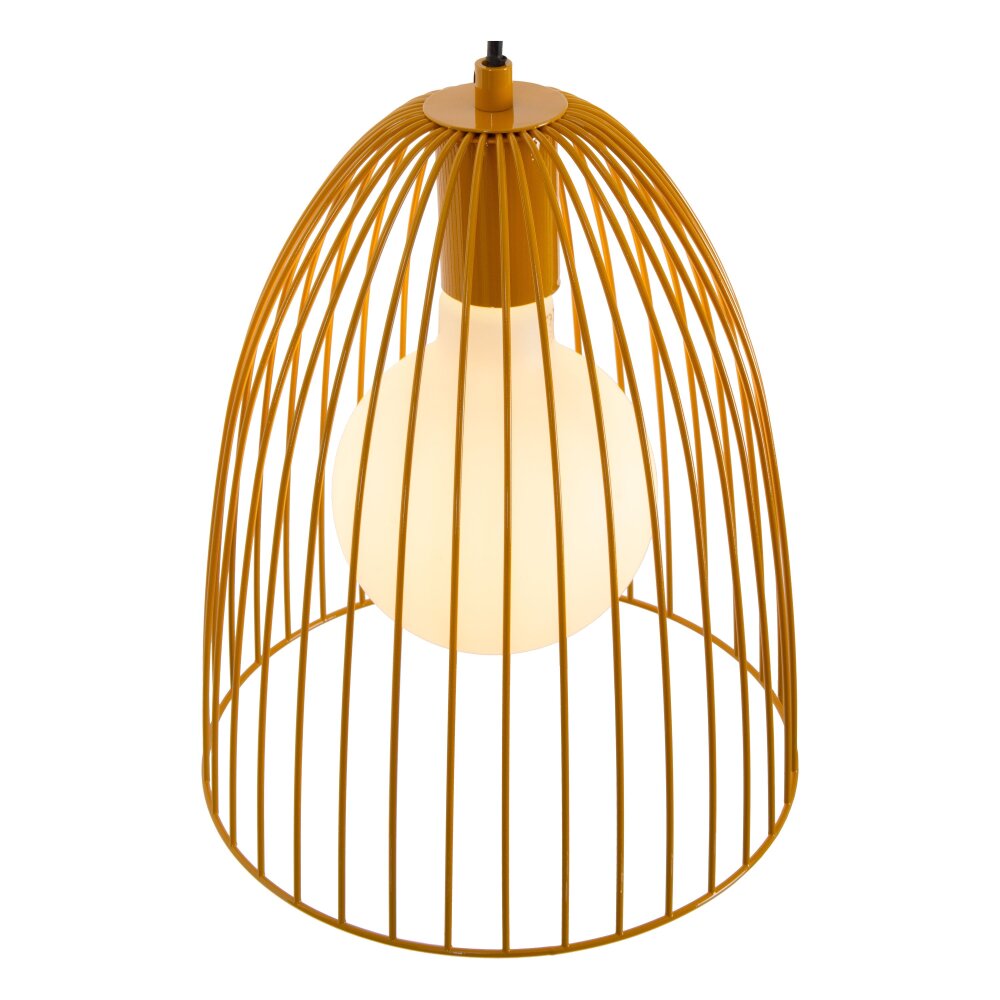 Lucide MACARONS Lampadario a sospensione Giallo, 1-Luce
