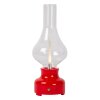 Lucide JASON Lampada da tavolo LED Rosso, 1-Luce