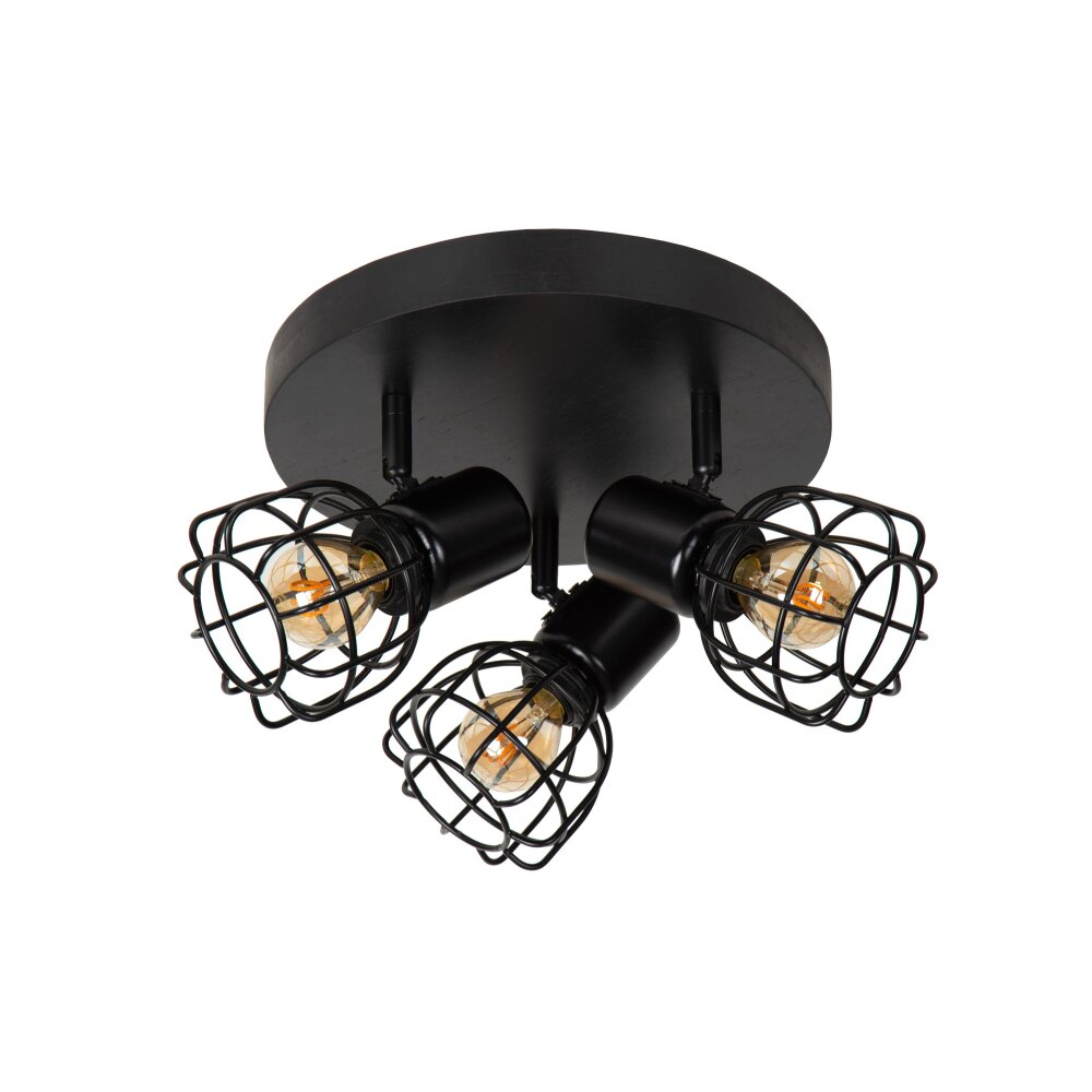 Lucide FILOX Plafoniera Nero, 1-Luce