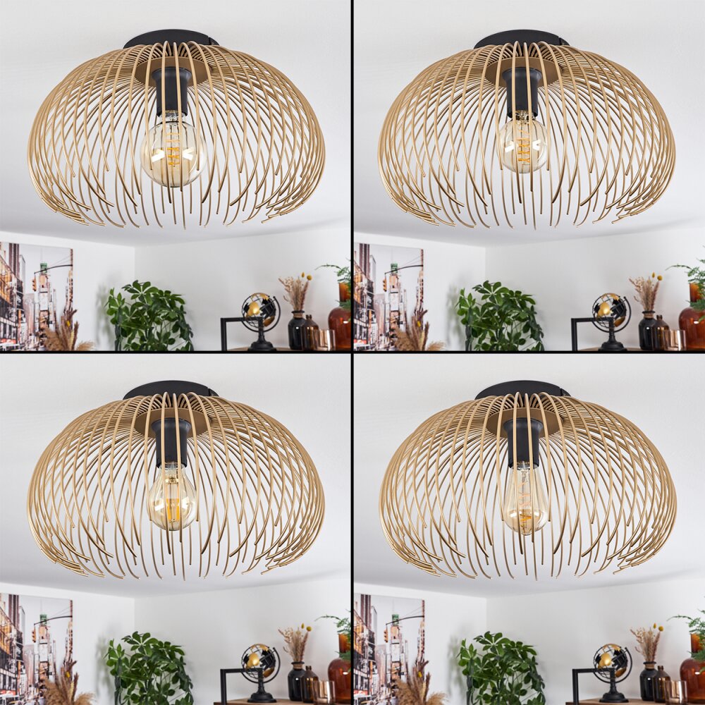 Keryvaland Plafoniera Nero, 1-Luce