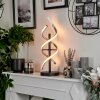 Khovet Lampada da tavolo LED Nero, 1-Luce