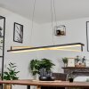 Rung Lampadario a sospensione LED Nero, 1-Luce