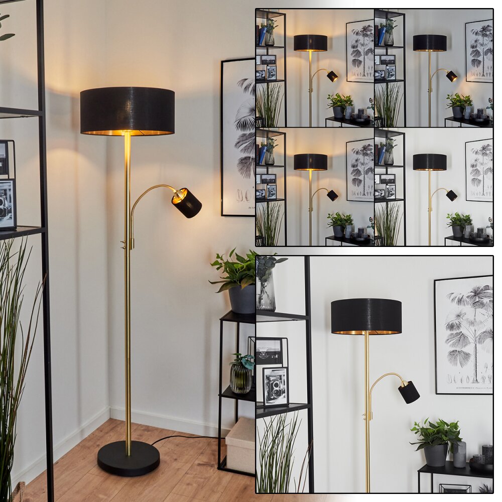 Murteirinha Lampada da terra Ottone, Nero, 2-Luci main product photo