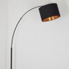 Sayou lampada ad arco Nero, 1-Luce