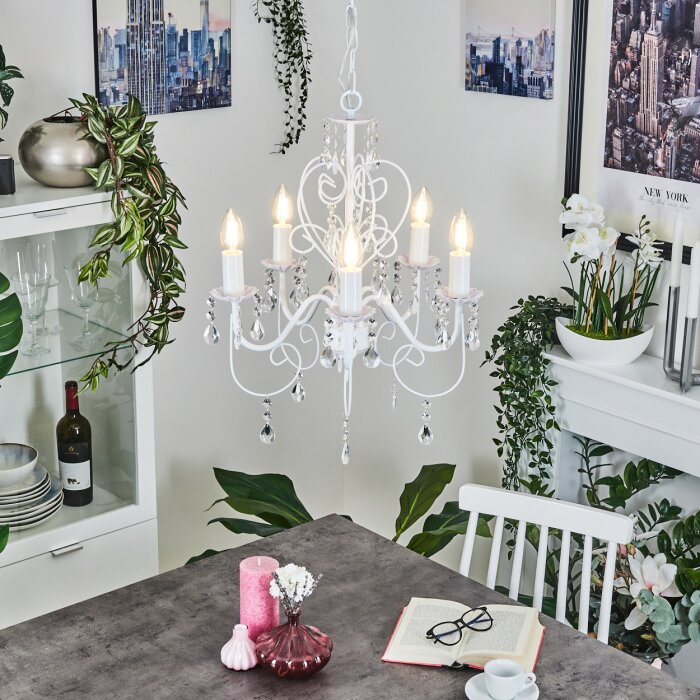 Ksim Lampadari a corona Bianco, 5-Luci Ksim Lampadari a corona Bianco, 5-Luci