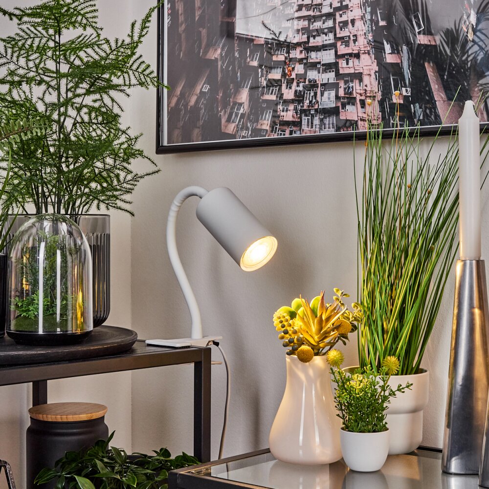 Javel Lampada con pinza Bianco, 1-Luce
