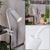 Javel Lampada con pinza Bianco, 1-Luce