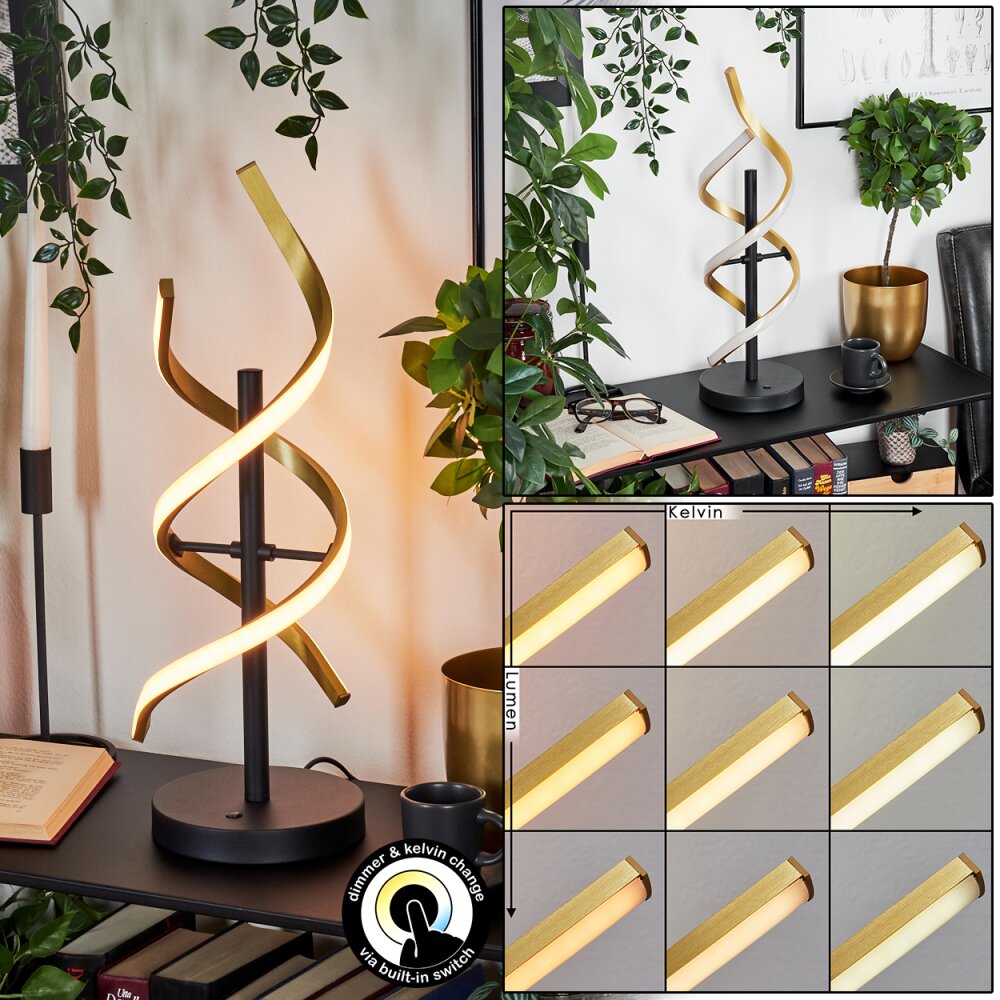 Khovet Lampada da tavolo LED Nero, 1-Luce main product photo