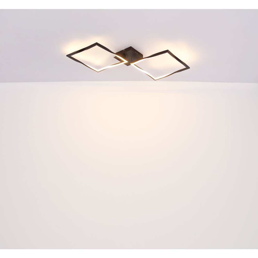 Globo MAXXY Plafoniera LED Nero, 1-Luce
