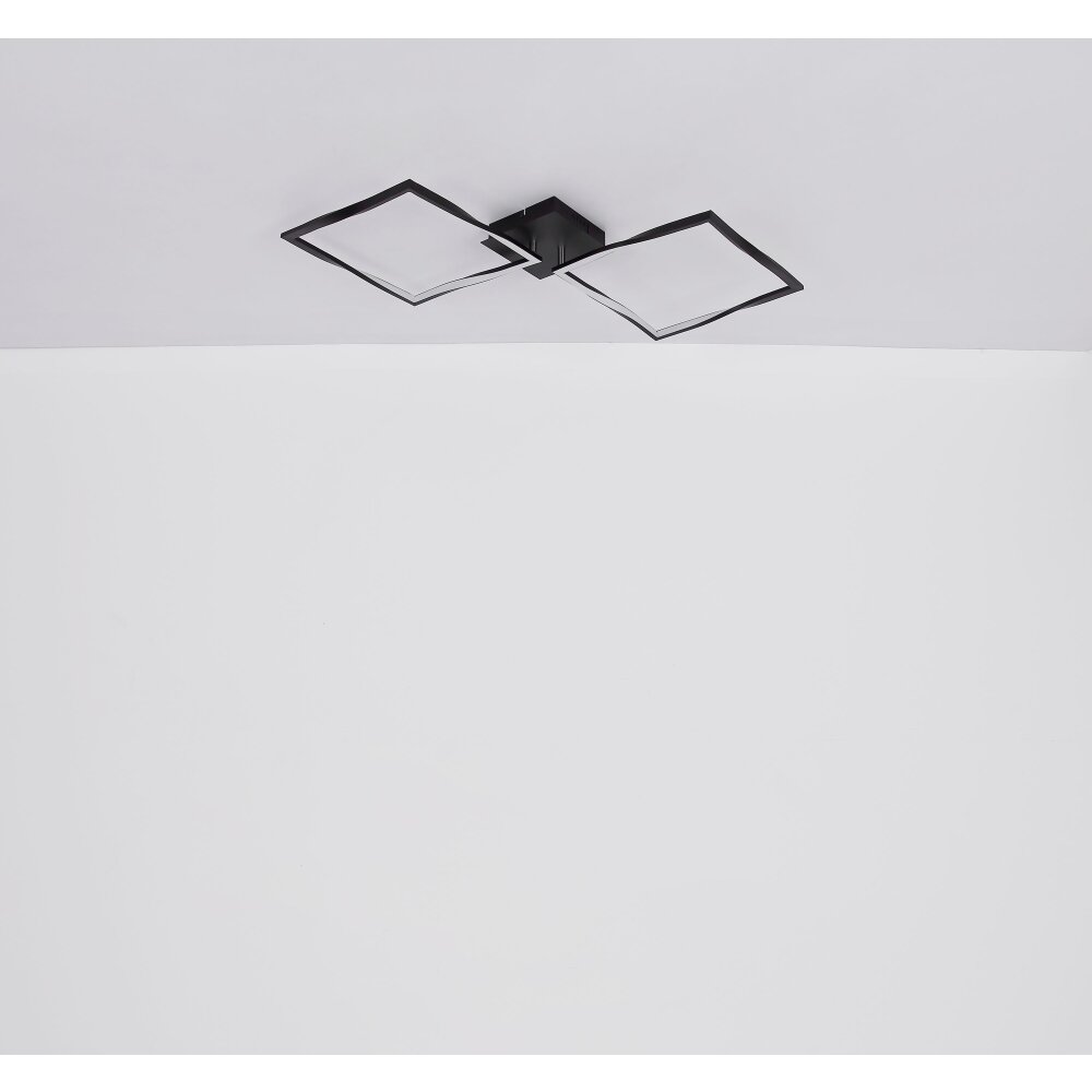 Globo MAXXY Plafoniera LED Nero, 1-Luce