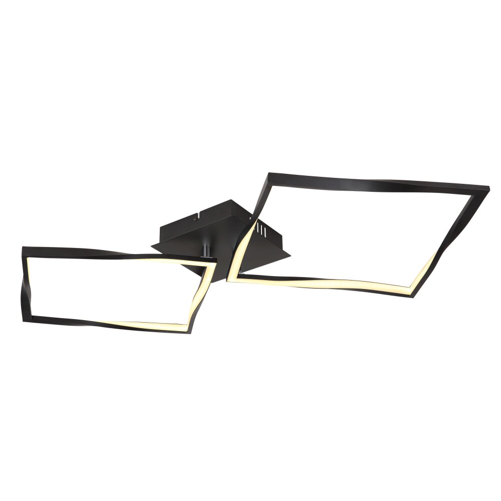 Globo MAXXY Plafoniera LED Nero, 1-Luce