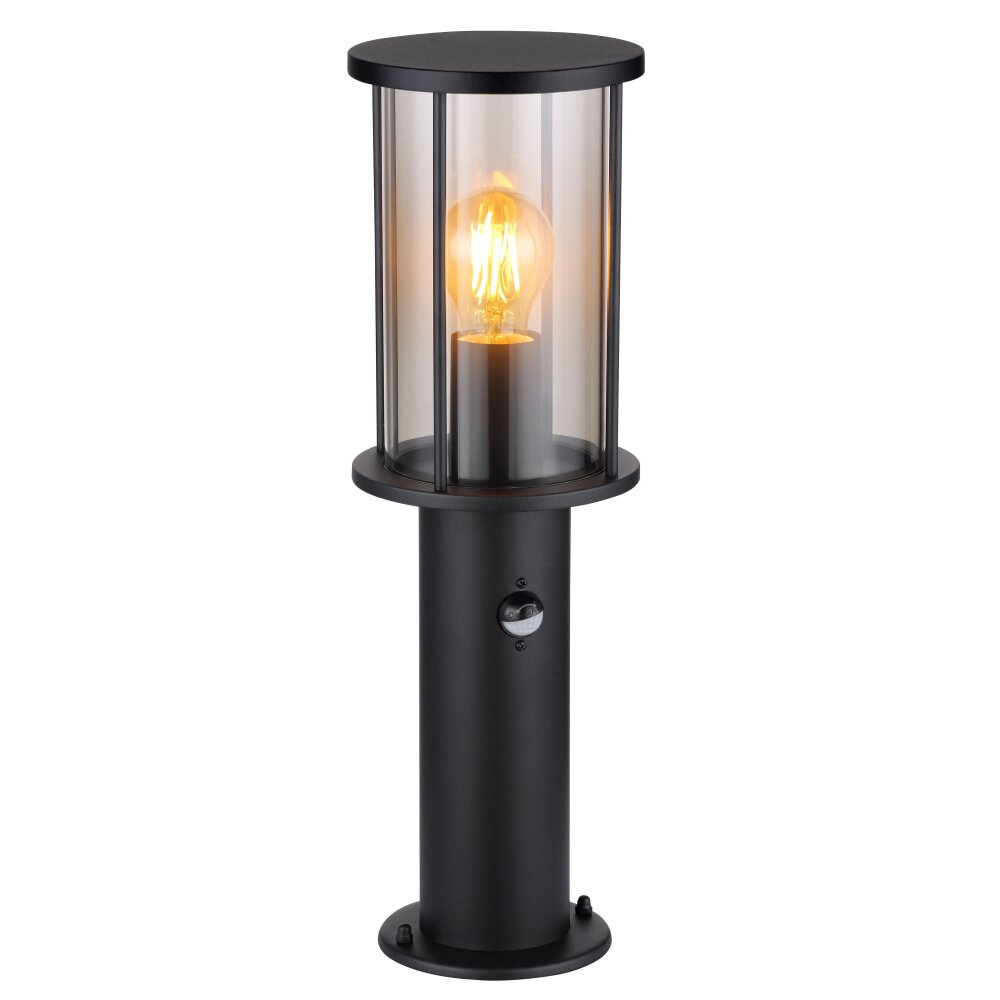 Globo GRACEY Lampada con piedistallo Nero, 1-Luce, Sensori di movimento main product photo