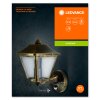 LEDVANCE ENDURA® Applique da esterno Oro, Nero, 1-Luce, Sensori di movimento