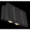 Globo SOLAR Applique da esterno LED Nero, 1-Luce