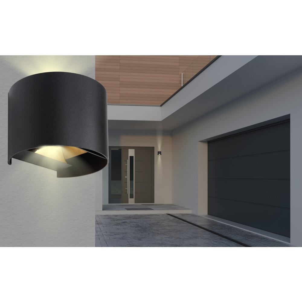 Globo VERONIKA Applique da esterno LED Nero, 1-Luce main product photo