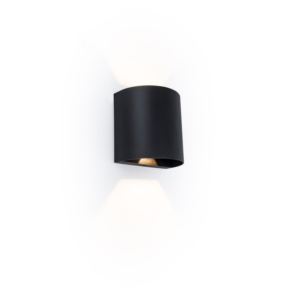 Lutec Beams Applique da esterno LED Nero, 1-Luce