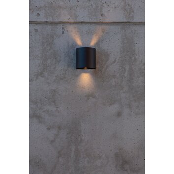 Lutec Beams Applique da esterno LED Nero, 1-Luce