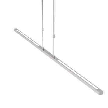 Steinhauer Bande Lampada a Sospensione LED Acciaio satinato, 3-Luci