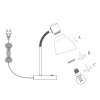 Steinhauer Spring Lampada da tavolo Acciaio satinato, 1-Luce