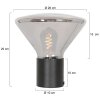 Steinhauer Ambiance Lampada da tavolo Nero, 1-Luce