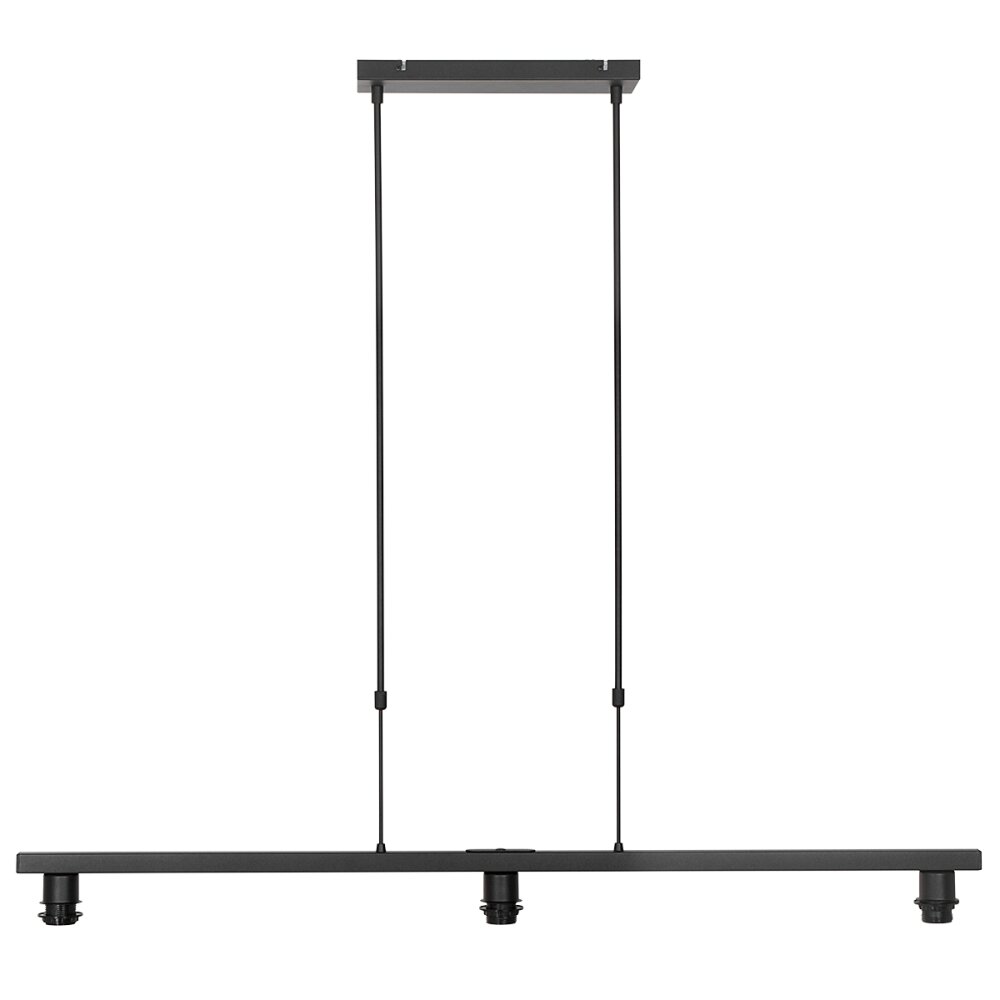 Steinhauer Stang Lampada a Sospensione Nero, 3-Luci
