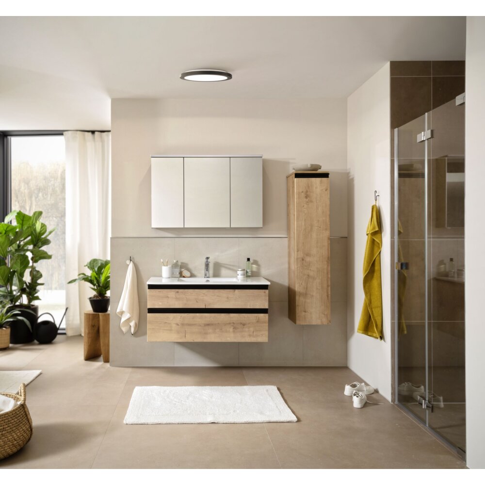 SCHÖNER WOHNEN-Kollektion Flat Plafoniera LED Nero, Bianco, 1-Luce main product photo