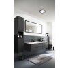 SCHÖNER WOHNEN-Kollektion Flat Plafoniera LED Nero, Bianco, 1-Luce