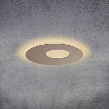 Escale BLADE OPEN Plafoniera LED Marrone, Grigio talpa, 1-Luce