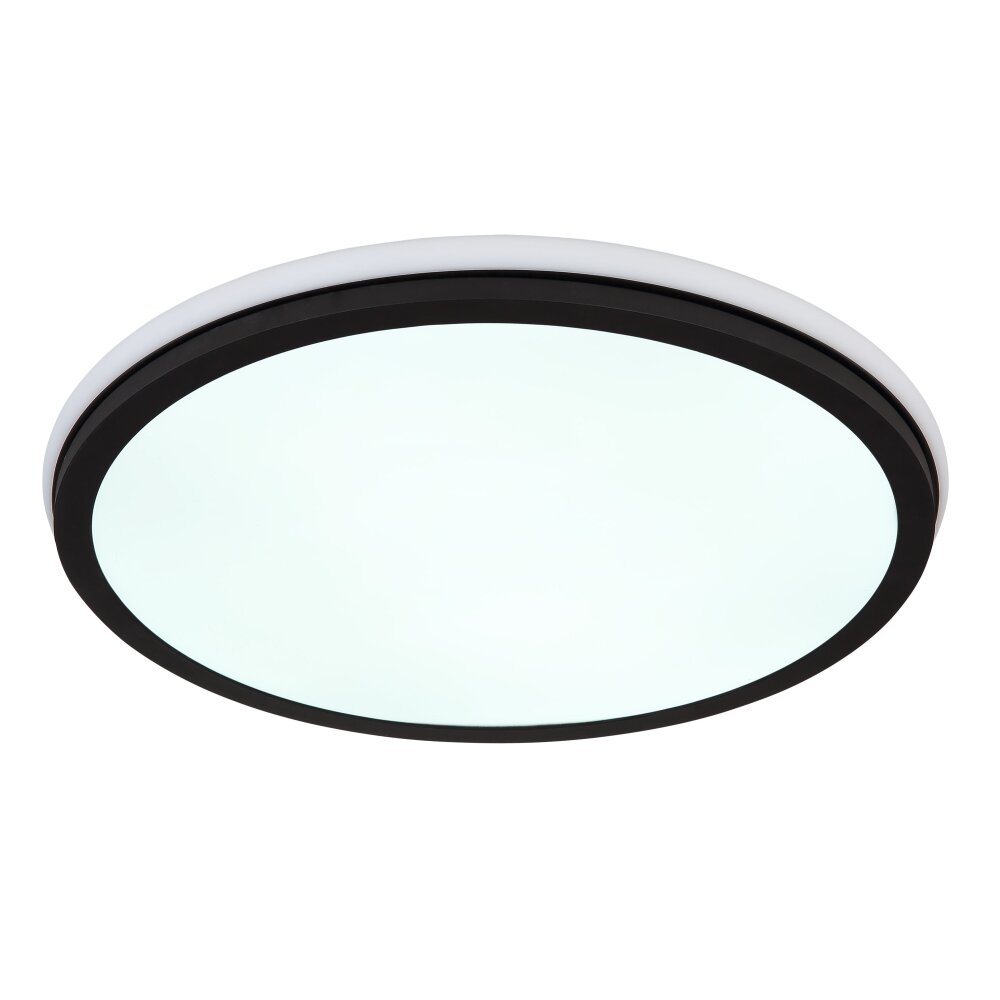 Globo JAXXI Plafoniera LED Nero, 2-Luci, Telecomando, Cambia colore