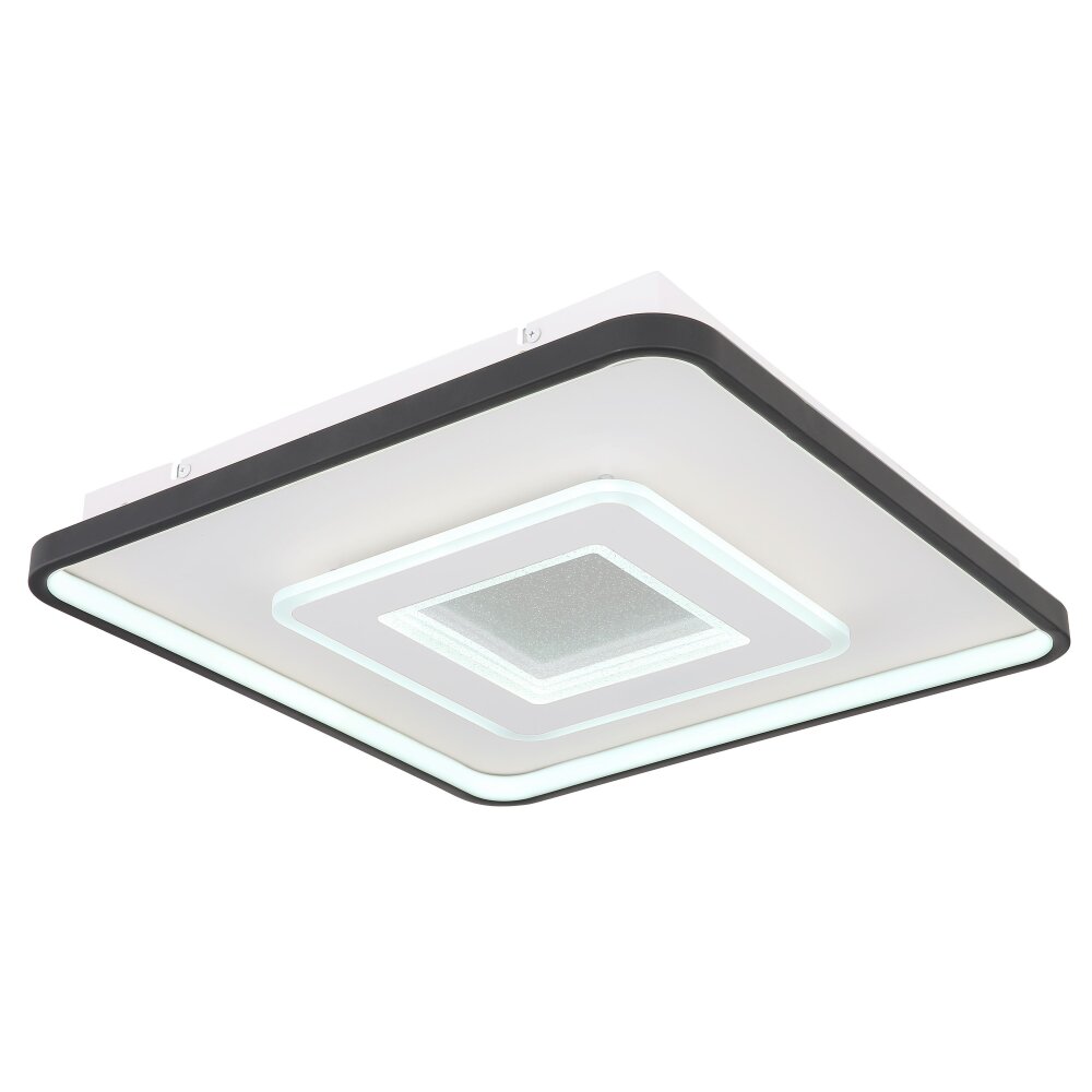 Globo BRIENNA Plafoniera LED Bianco, 1-Luce, Telecomando