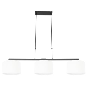 Steinhauer Stang Lampada a Sospensione Nero, 3-Luci