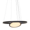 Steinhauer Ringlux Lampada a Sospensione LED Nero, 3-Luci