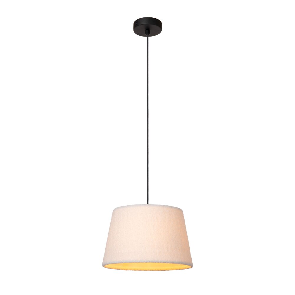 Lucide WOOLLY Lampada a Sospensione Nero, 1-Luce main product photo