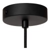 Lucide WOOLLY Lampada a Sospensione Nero, 1-Luce