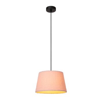 Lucide WOOLLY Lampada a Sospensione Nero, 1-Luce