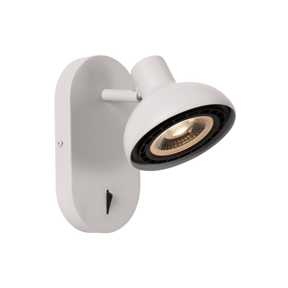 Lucide SENSAS Applique Bianco, 1-Luce main product photo