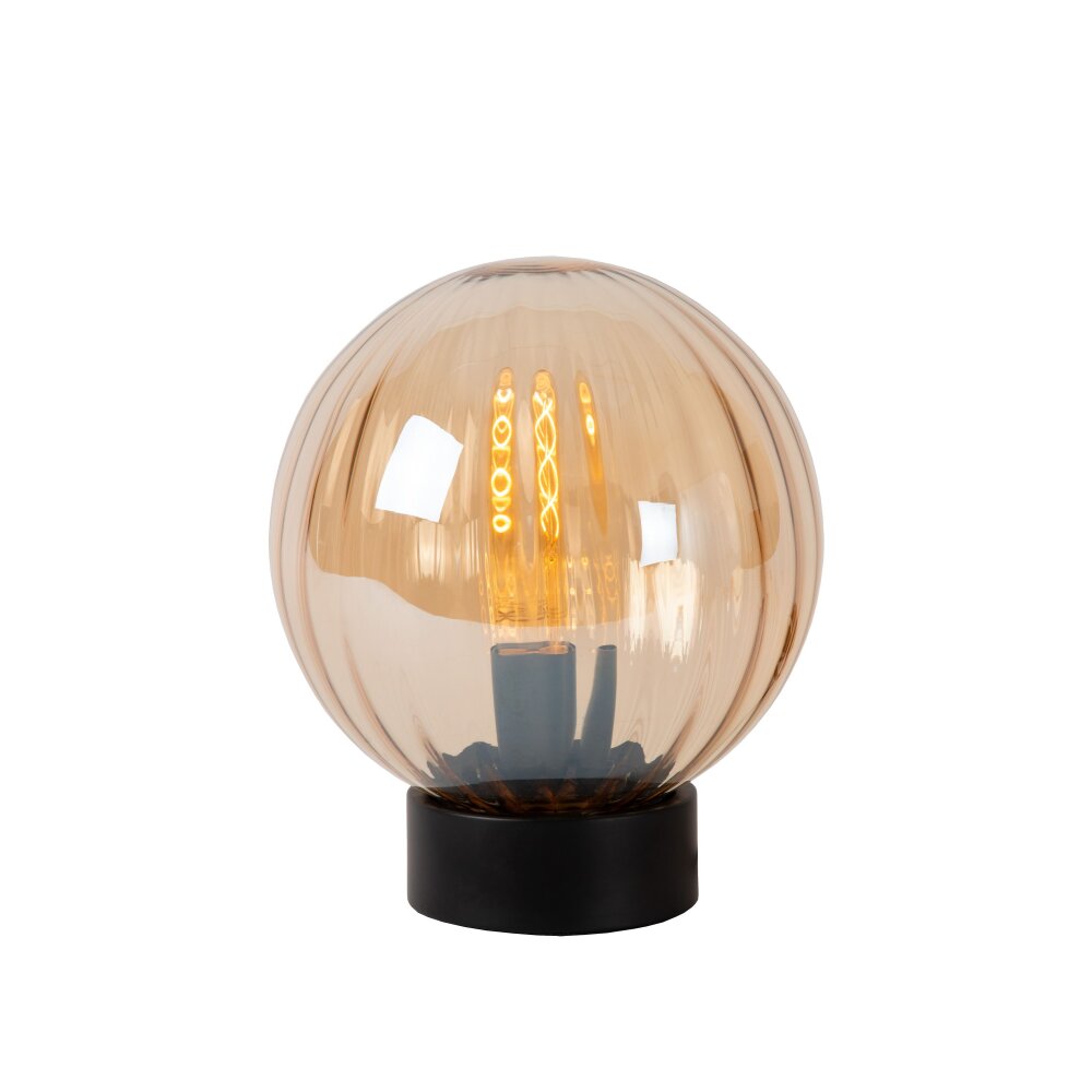 Lucide MONSARAZ Lampada da tavolo Nero, 1-Luce